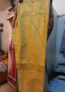 Mustard Yellow Jeans Never Worend
