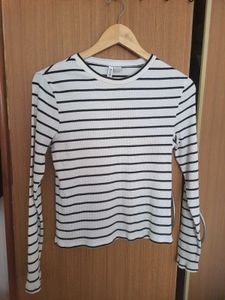Striped Long Sleeve Top