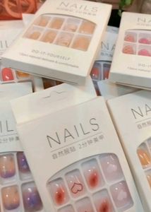 artificial press-on toe nails