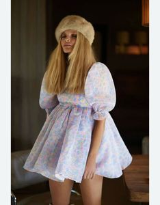 Pastel Floral Mini Dress