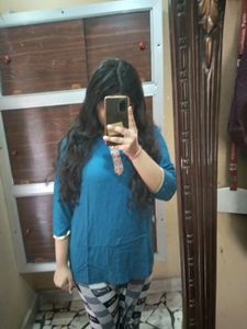 Cutest Short Kurti With Jhumkas Combo