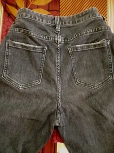 Black Straight Jeans