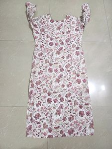 Floral Kurta With Embroidery