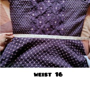 Elegant Purple Embroidered Salwar Kameez