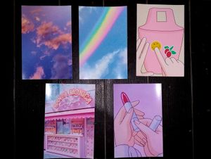🌷 Pastel Aesthetic Photo Poster Set