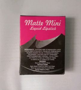 Matte Mini Liquid Lipstick. Gives Matte Finish Look