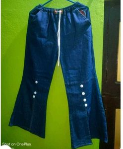 Flared Denim Trouser & Top