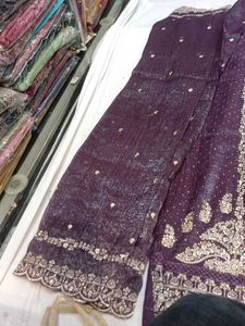 Elegant Purple Embroidered Salwar Suit