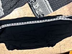 Patterned Dress &amp; Pants Set