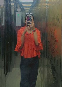 HIGH-LOW RUST TOP