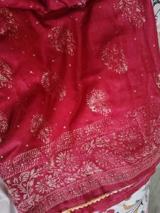 Maroon Saree