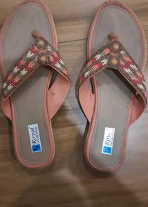 Orange Flip Flops