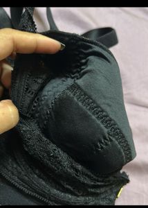 Black Lace Bra
