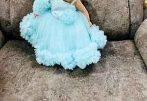 Baby Blue Tulle Dress
