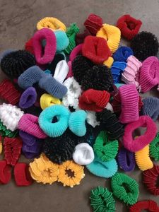 Colorful Hair Tie Scrunchies - Lot of 15