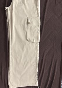 New Unused Beige Cargo Pants