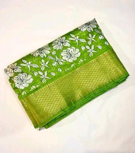 Banarasi Parcha Printed Saree