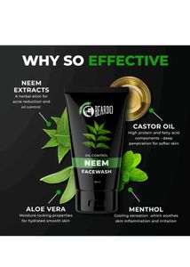 Beardo Neem Facewash Pack 2