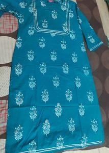 Glam Root  💙 L Size Cotton Kurta