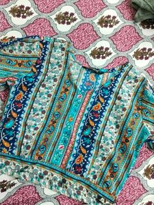 Boho Print Top
