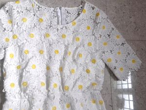 White Sunflower Top