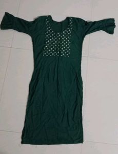 Green Ethnic Kurta