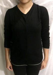 Japanese Black Cardigan Top 🖤