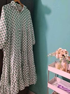 Floral Tiered Midi Dress