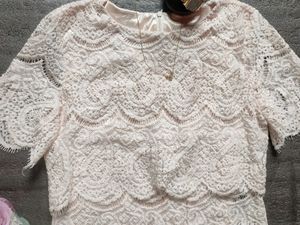 Elegant White Lace Dress