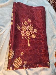 Elegant Maroon Saree