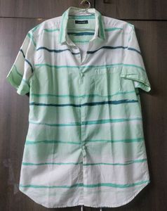 Green Casual Half Shirt