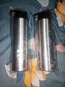 ATROCK Water bottle Stainless Steel pack Of 2