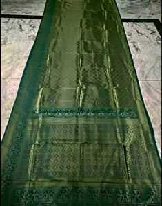 Bridal Sea Green tissue Silk saree