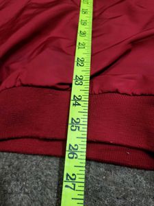 Burgundy Pullover Jacket