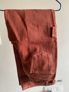 Rusted Brown Cargo Jeans