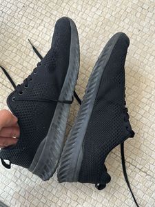 Sparx Black Sport Shoes