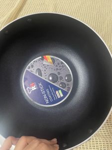 Renberg Blue Orchid Kadai With Stainless Steel Lid