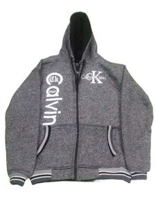 🔥 Stylish Calvin-Inspired Grey Hoodie Jacket