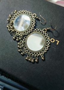 Boho Mirror Drop Earrings