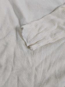 Elegant Cream Turtleneck Top