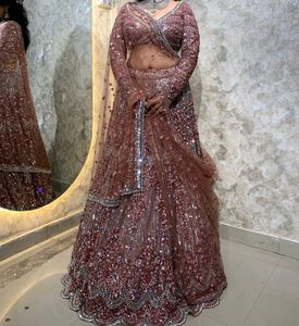 Heavy Luxury Reception Bride lehenga