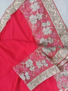 Elegant Hot Pink Saree💗💓
