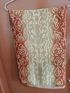 Crepe Jaipuri, bandhni Saree,