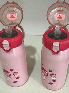 Twin Set Of Yamama Pink Bottles For Kids 530 Ml