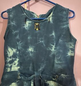 Tie-Dye Sleeveless Dress