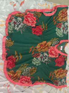 Kaftaan style Floral Print Top
