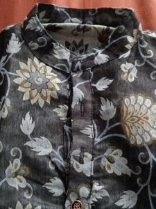 Floral Print Kurta