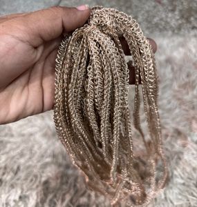 4 Golden Fabric Laces Total 38 Meters Approx