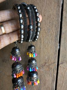 Hand Bracelet With Jhumki