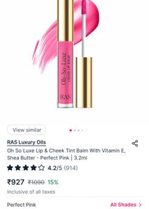 Ras Luxury Oils Tinted Liquid Lip Balm